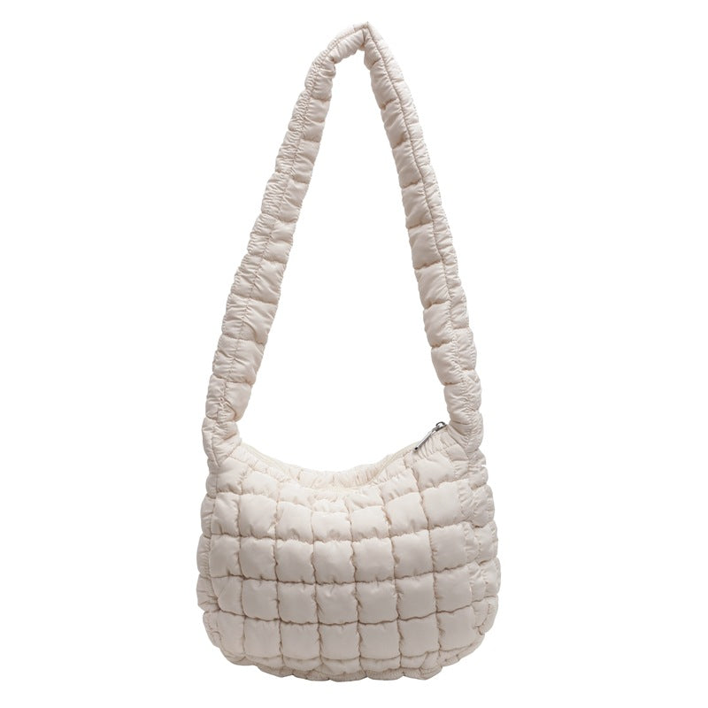 Quilted Puffy Crossbody Bag