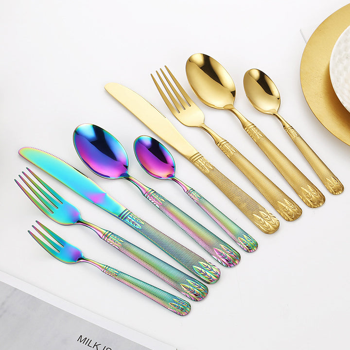 Elegant teaspoon with artistic handle design Kalsten