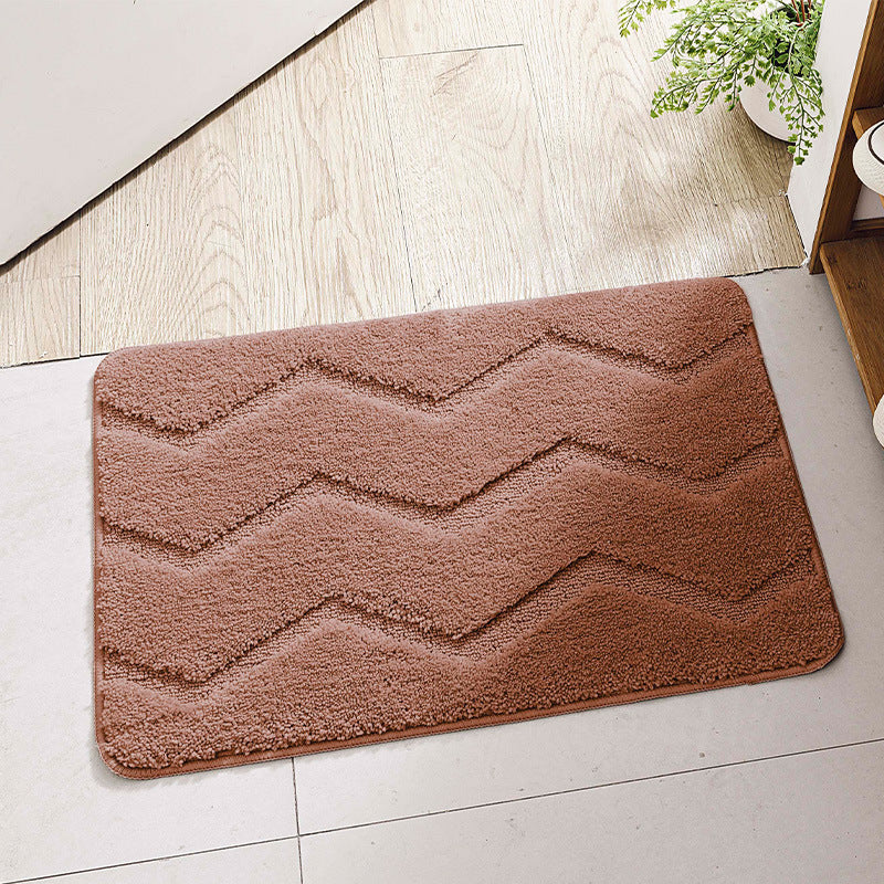 Chevron Pattern Bath Mat