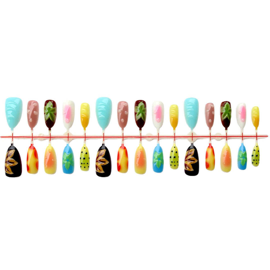 Artsy Creative Press-On Nail Designs
