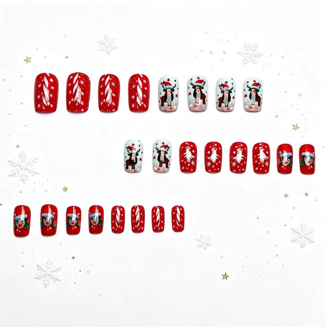Creative Festive Character Nail Art Kalsten