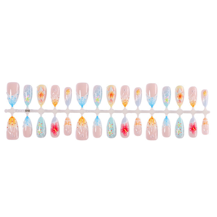 Creative Nail Art Set with Floral Design Kalsten