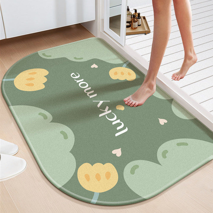 Non-Slip Inspirational Bathroom Mat Kalsten