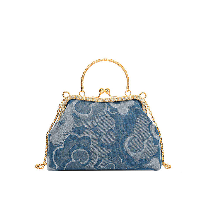 Vintage Floral Pattern Handbag