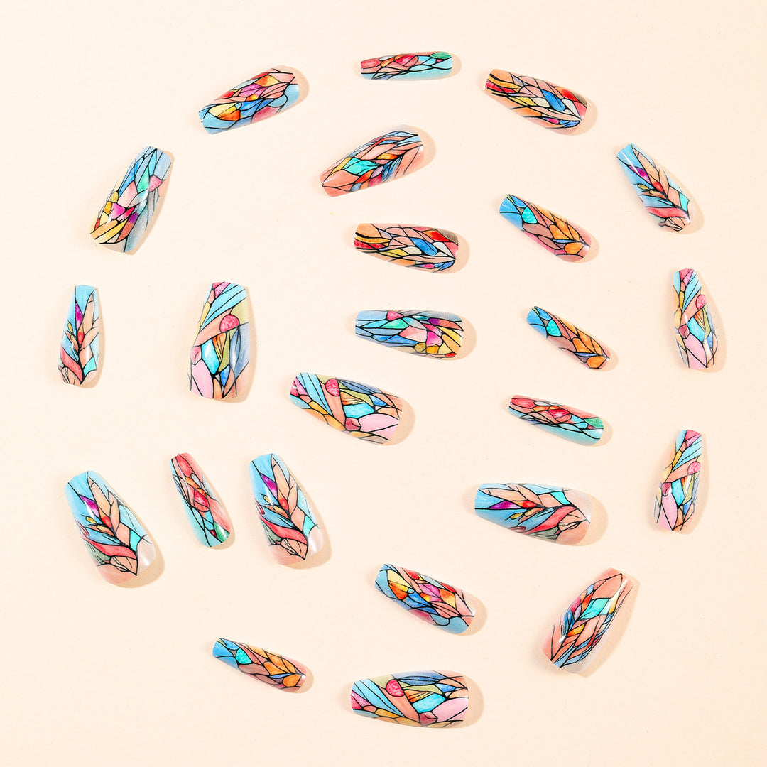 Artistic Stained Glass Nail Art Kit Kalsten