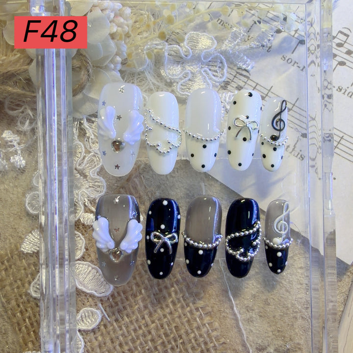 Decorative Press-On Nail Art Set 1790731572