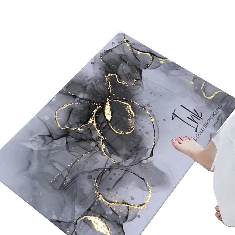 Luxurious Marble Design Bath Mat Kalsten