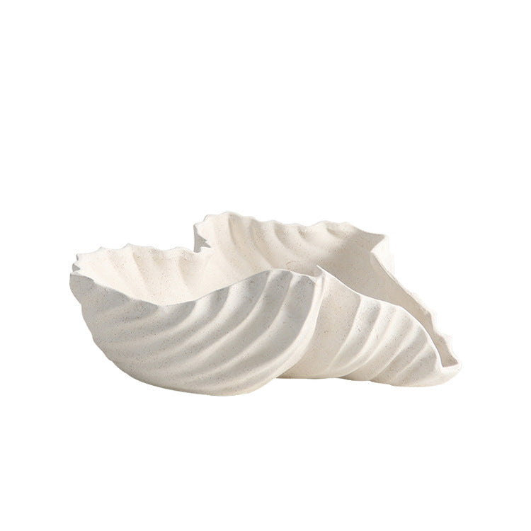 Elegant Shell-Shaped Decorative