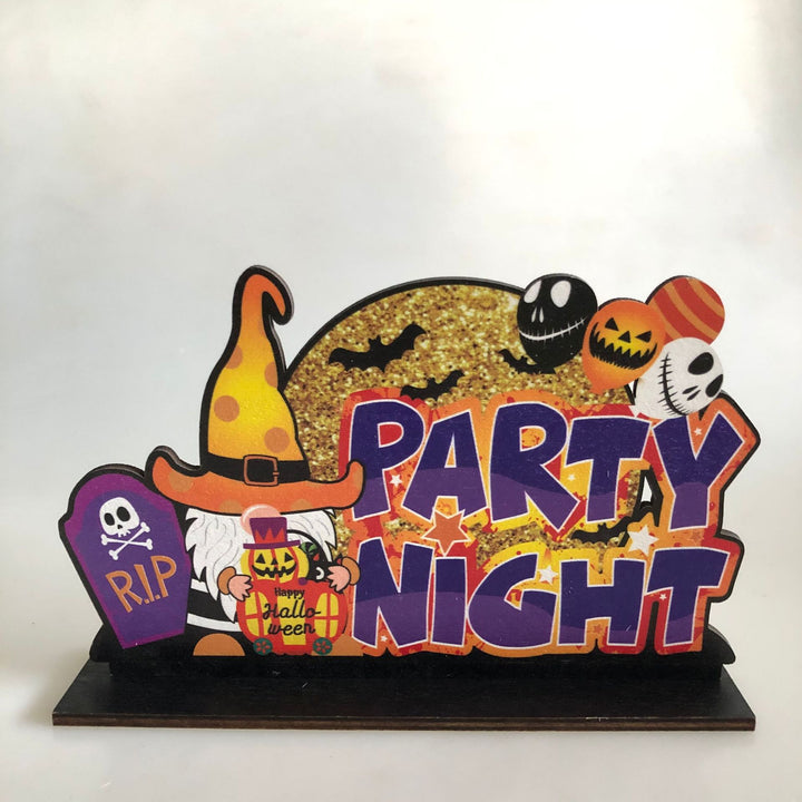 Halloween-Themed Decorative Table Centerpiece