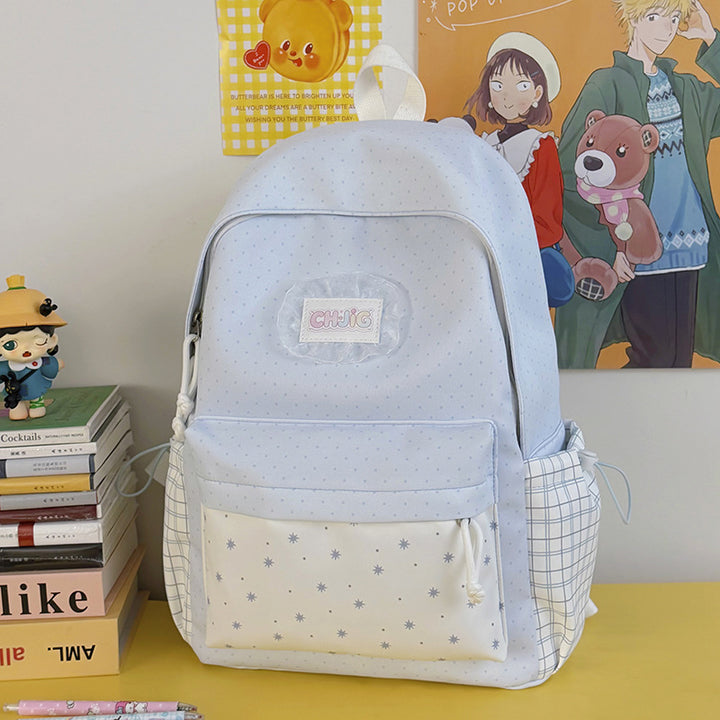 Cute Polka Dot Patterned Casual Backpack Kalsten