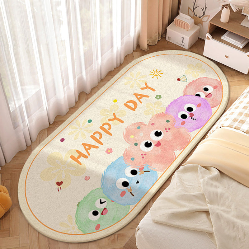Cartoon Animal-shaped Plush Bath Mat