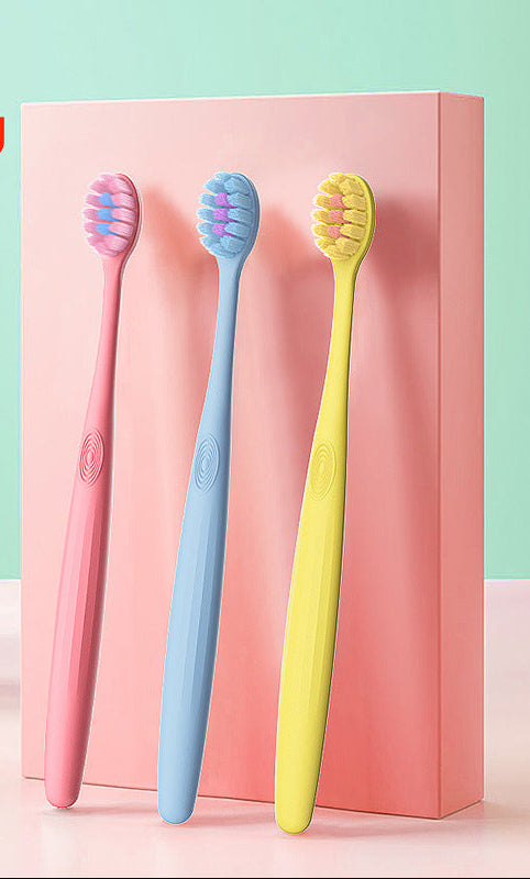 Multi-Color Soft-Bristle Toothbrush Set Kalsten