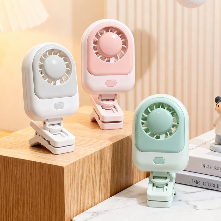 Women's Clip Fan with USB Connection and Flexible Mount Kalsten