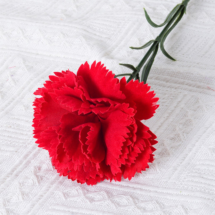 Realistic Fabric Carnation Flower Stem