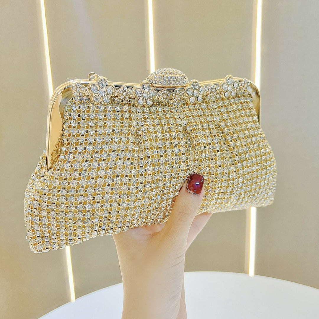 Glittering Crystal Clutch