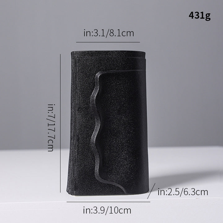 Textured Abstract Ceramic Vase Kalsten