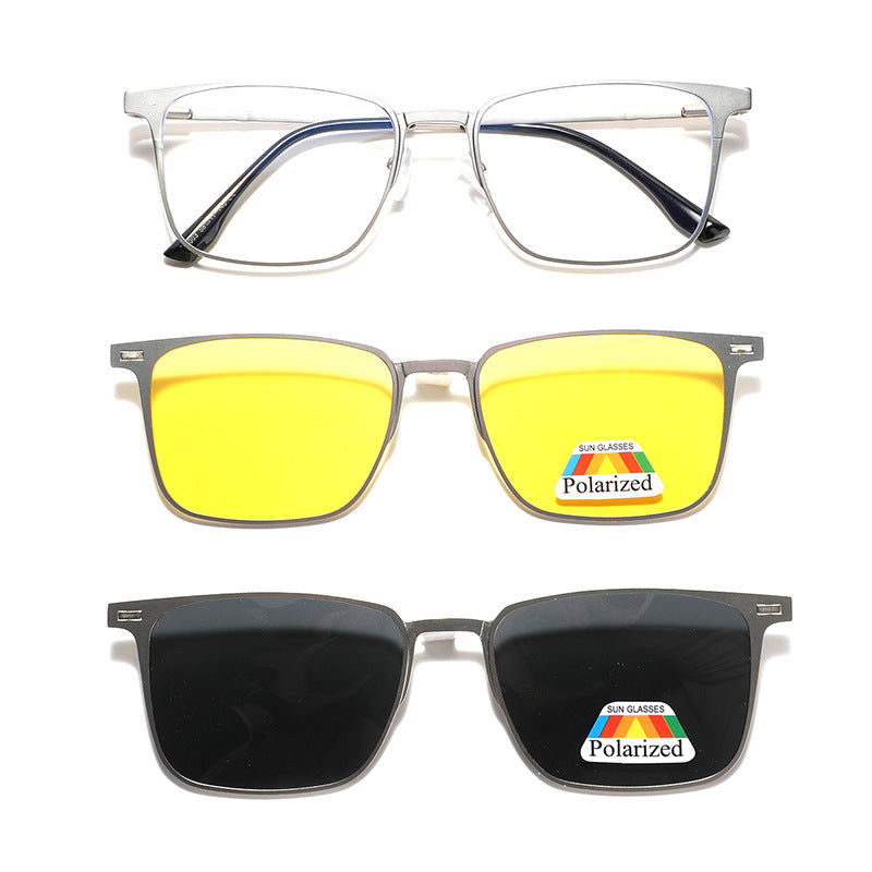 Women's fashionable sunglasses with interchangeable polarizing lenses Kalsten