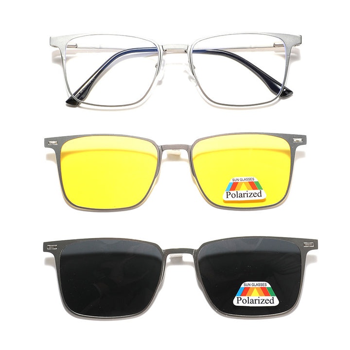Women's fashionable sunglasses with interchangeable polarizing lenses Kalsten