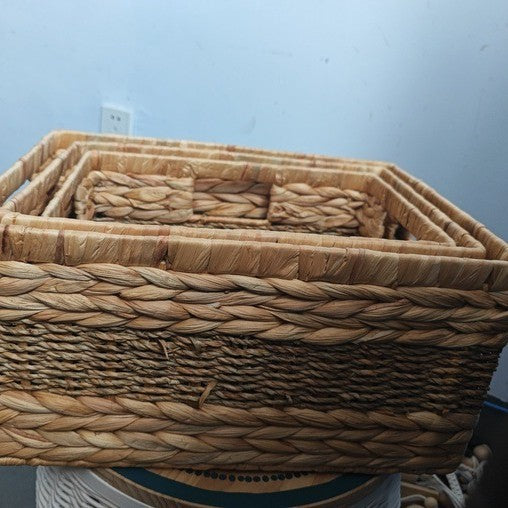 Handcrafted Woven Storage Cube Kalsten