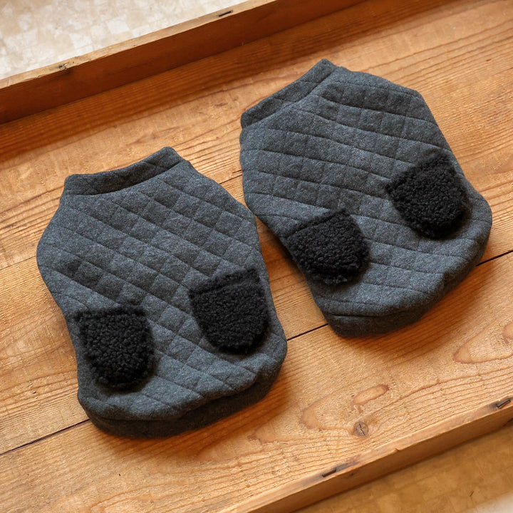 Quilted Sherpa-Pocket Dog Sweater Vest