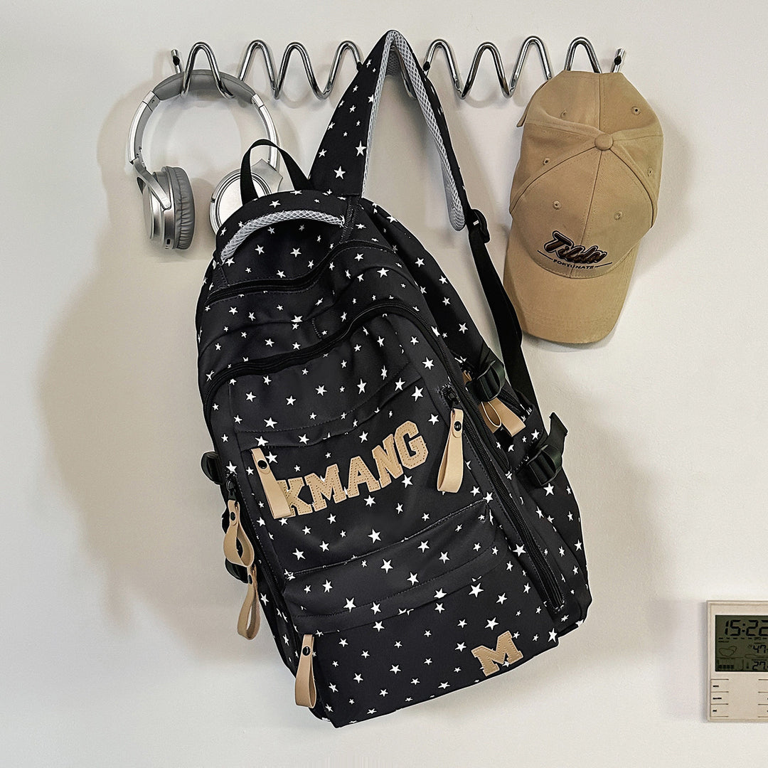 Trendy Star-Patterned Backpack Kalsten