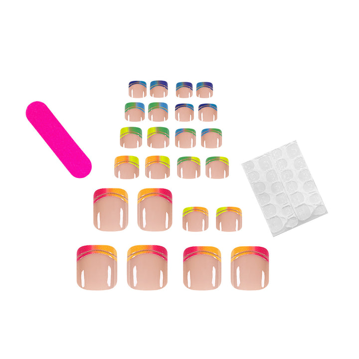 Artful toenail design Kalsten