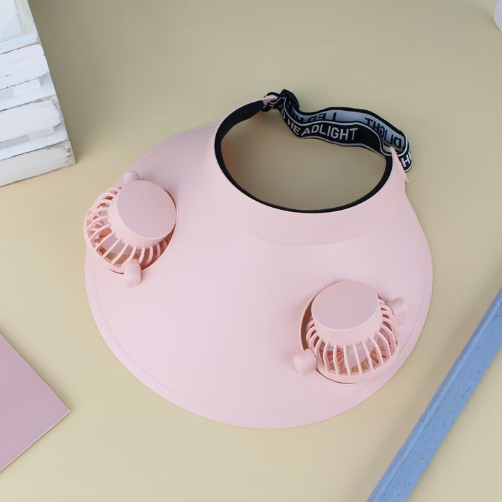 Unisex portable cooling and fan hood Kalsten