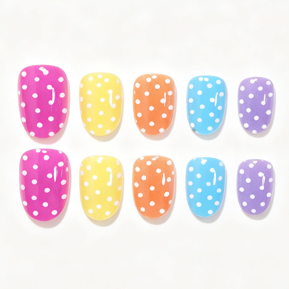 Playful Polka Dot Nail Wraps Kalsten