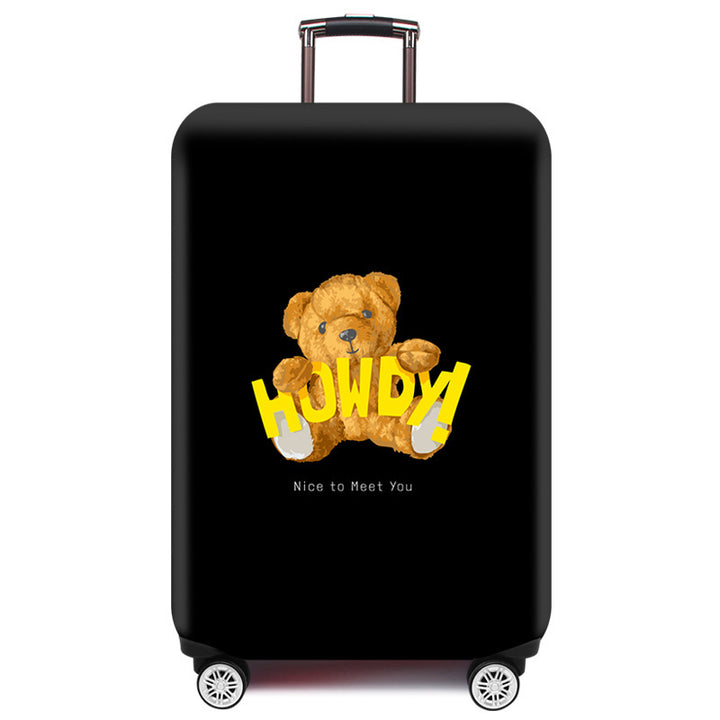 Ladies hard shell suitcase with cute bear design Kalsten