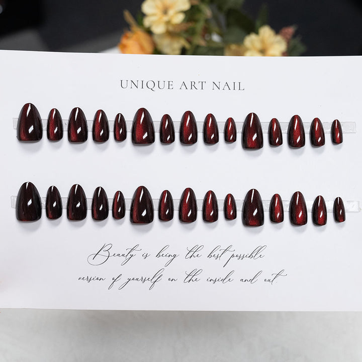 Glossy Ombre Nail Extensions