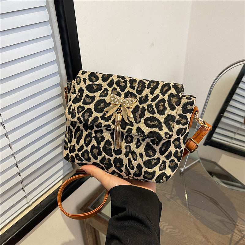 Chic Leopard Print Crossbody Bag Kalsten
