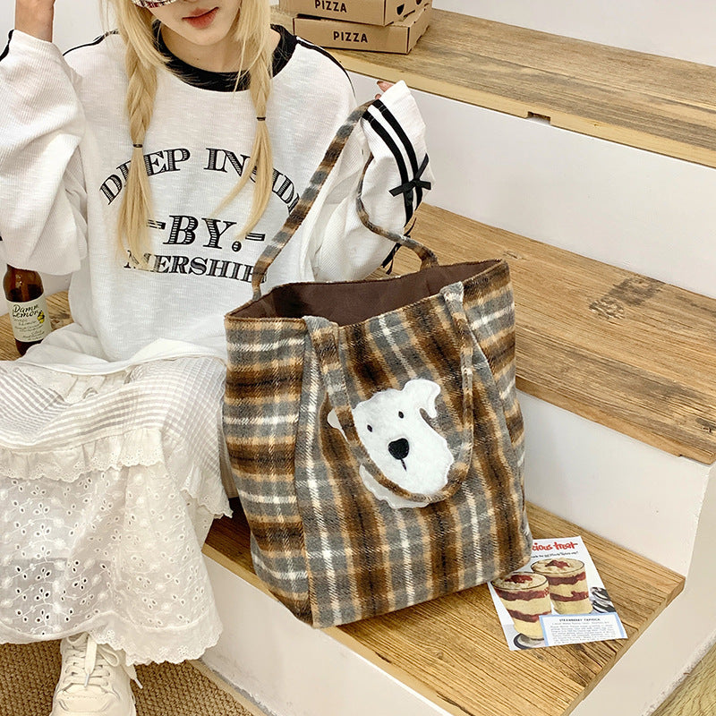 Playful Patterned Tote Bag