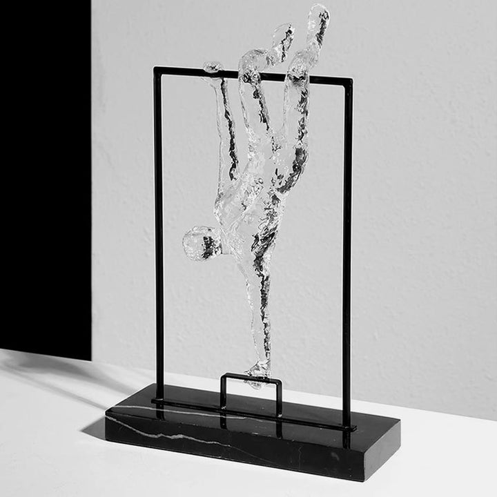 Abstract Artistic Gymnast Sculpture