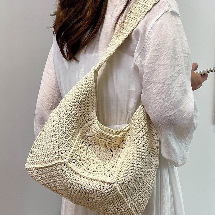 Handcrafted Macrame Tote Bag with Unique Pattern Kalsten