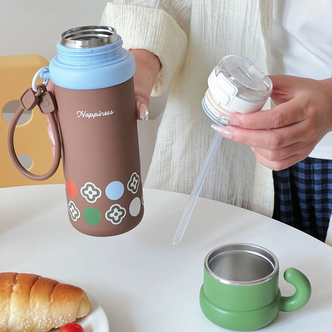 Women's Insulated Drinking Container with Cheerful Design Kalsten