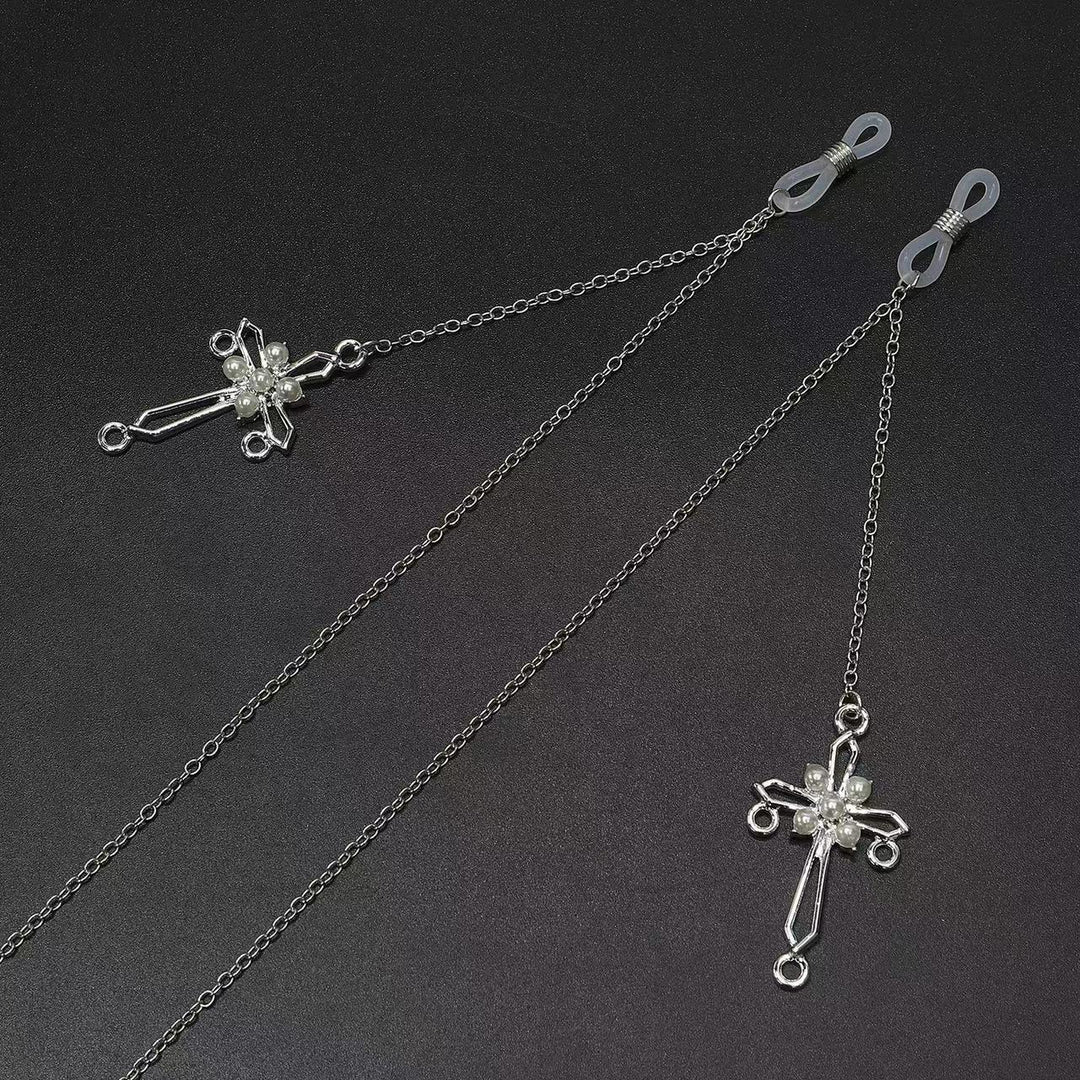 Cross Pendant Chain Earrings Kalsten