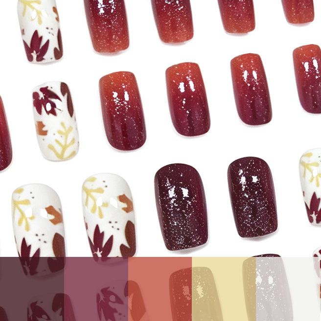 Autumn-Inspired Nail Art Enhancements Kalsten