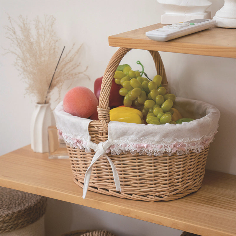 Handmade Woven Storage Basket Kalsten