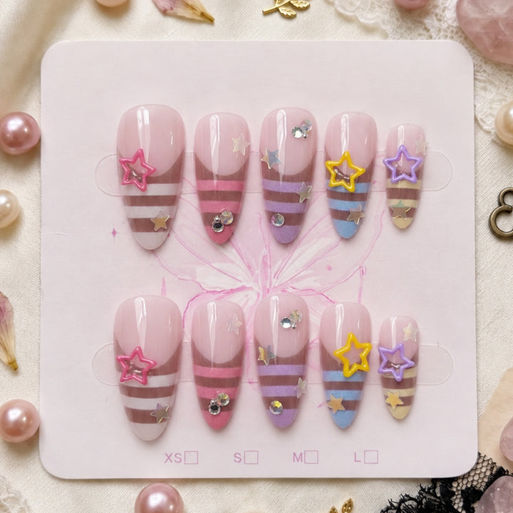 Artistic Stiletto Nail Decorations