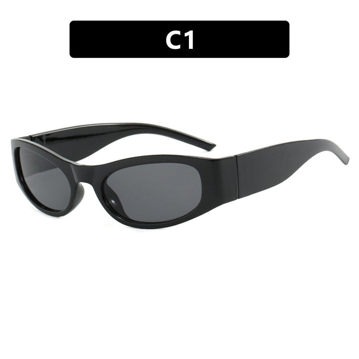 Women's sporty sunglasses with a wide frame and UV protection Kalsten