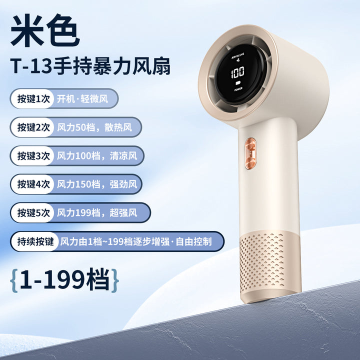 Women Portable High-Performance Fan with Digital Speed Display Kalsten