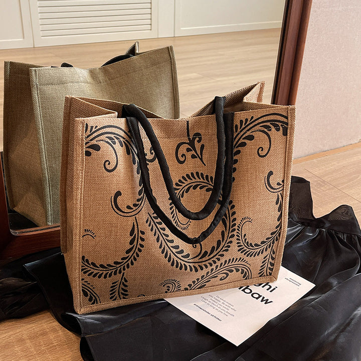 Elegantly Designed Linen Tote Bag