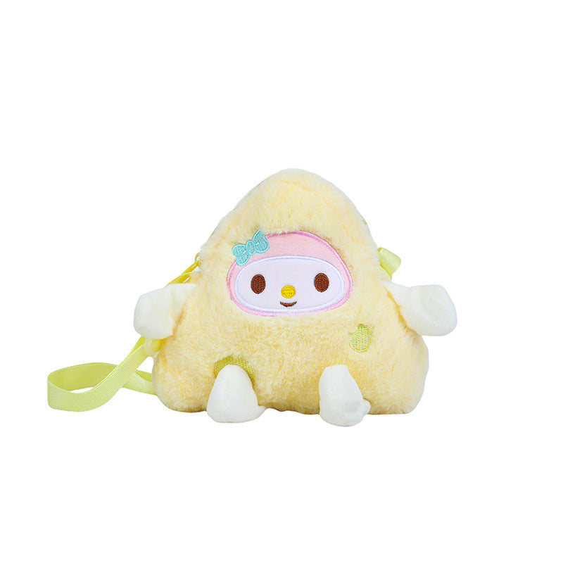 Cute Plush Character Crossbody Bag