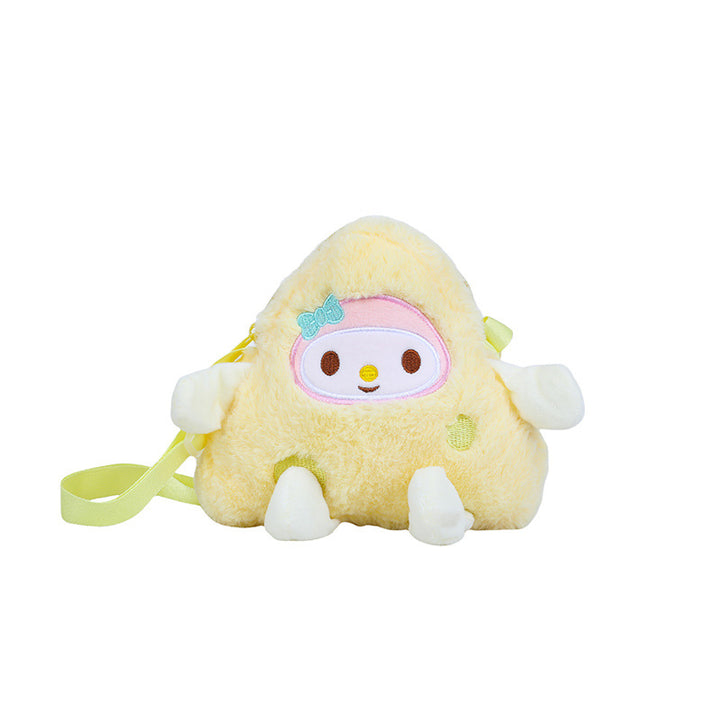 Cute Plush Character Crossbody Bag