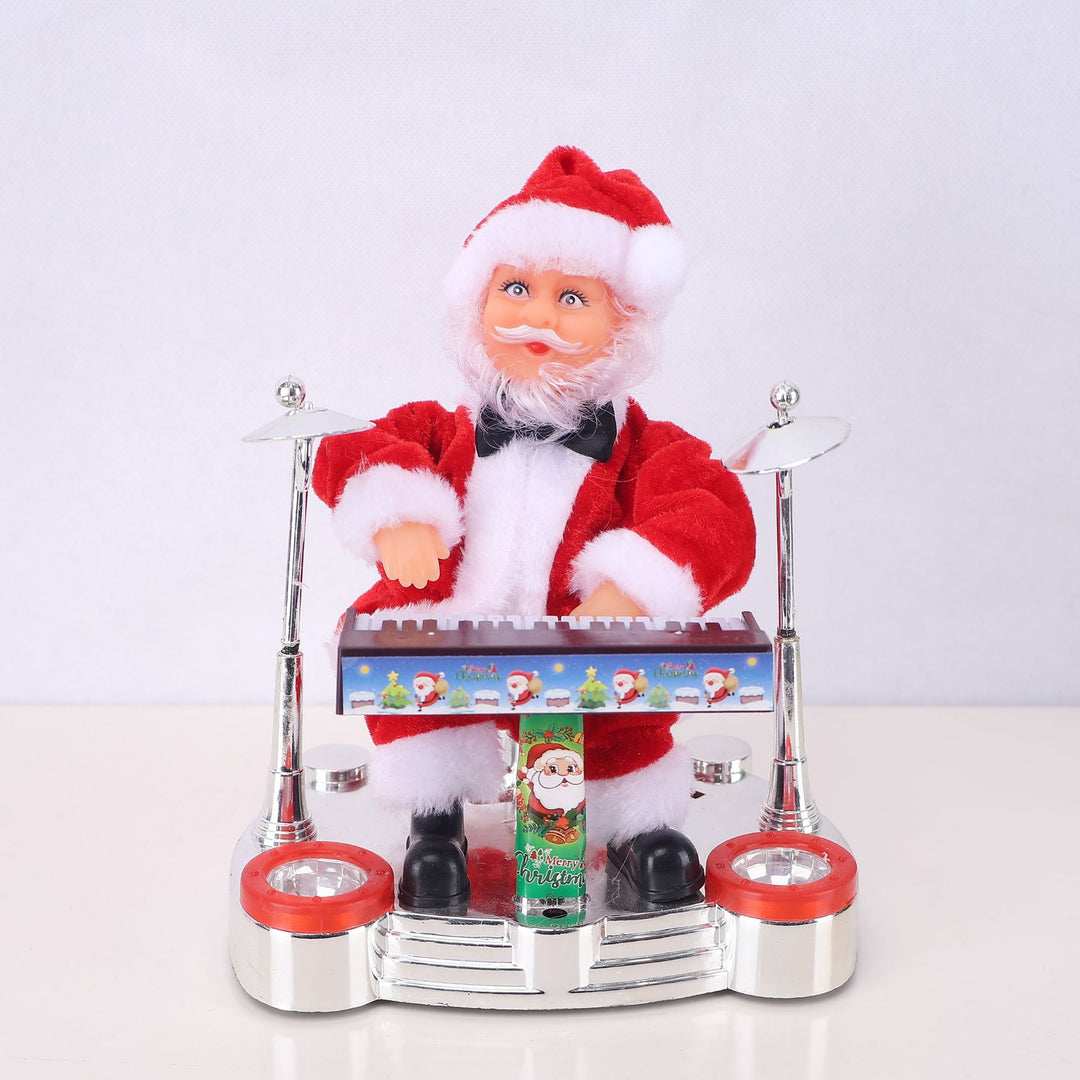 Decorative Santa Claus figure with candy