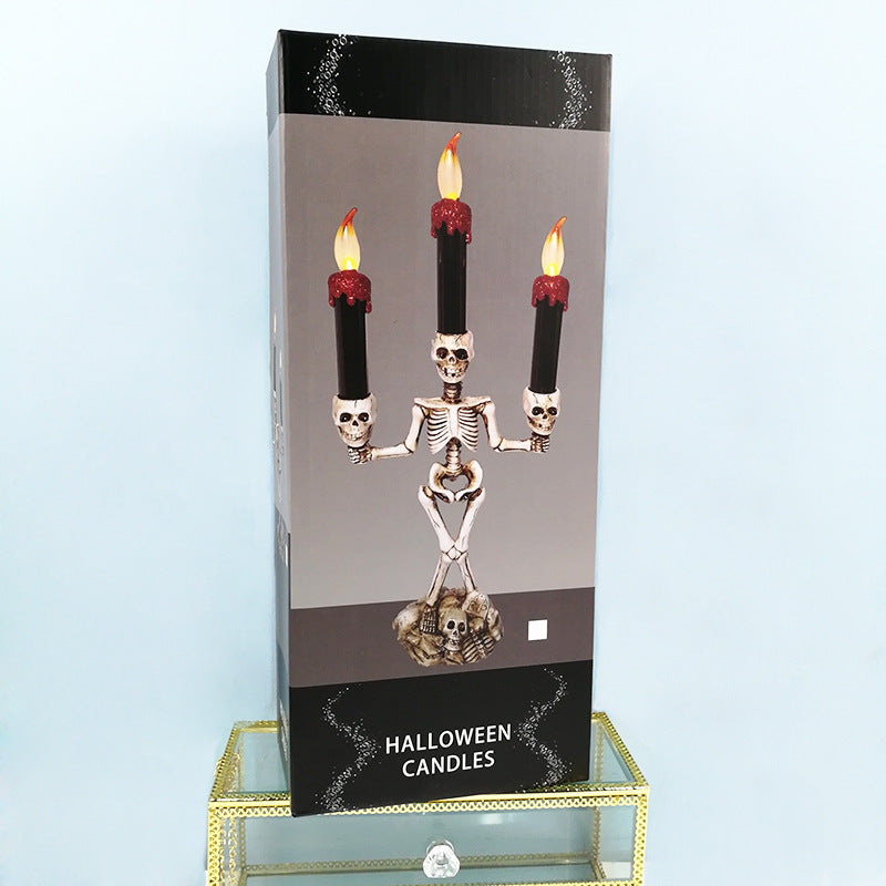 Skeleton Candle Holder Candelabra Kalsten