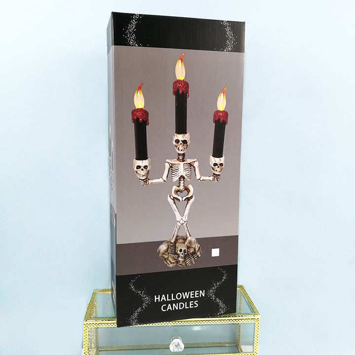 Skeleton Candle Holder Candelabra Kalsten