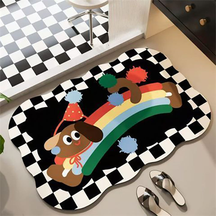 Pet-Themed Decorative Bath Mat Kalsten