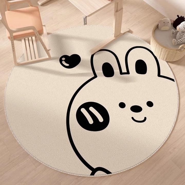 Round Playroom Area Rug