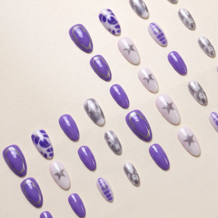 Stylish Press-On Nail Set